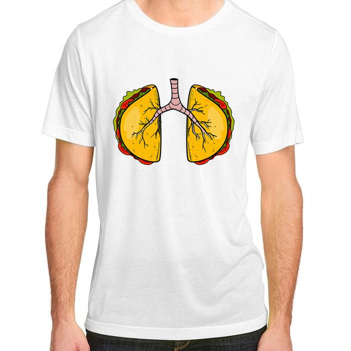 Taco Lungs Mexican Nurse Cinco De Mayo Nursing Fiesta Adult ChromaSoft Performance T-Shirt