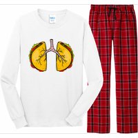 Taco Lungs Mexican Nurse Cinco De Mayo Nursing Fiesta Long Sleeve Pajama Set