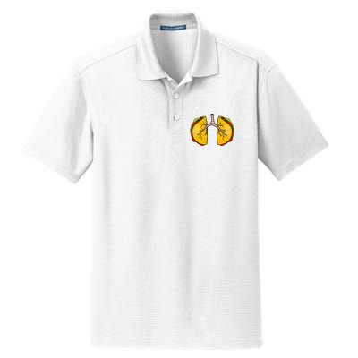 Taco Lungs Mexican Nurse Cinco De Mayo Nursing Fiesta Dry Zone Grid Polo