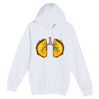 Taco Lungs Mexican Nurse Cinco De Mayo Nursing Fiesta Premium Pullover Hoodie