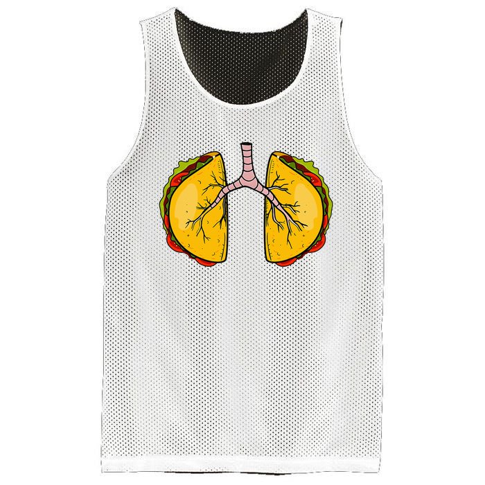 Taco Lungs Mexican Nurse Cinco De Mayo Nursing Fiesta Mesh Reversible Basketball Jersey Tank