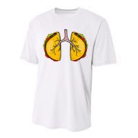 Taco Lungs Mexican Nurse Cinco De Mayo Nursing Fiesta Performance Sprint T-Shirt