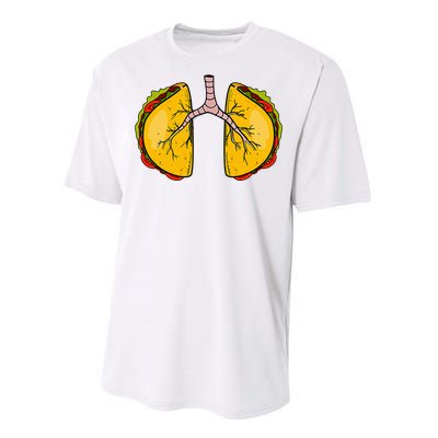 Taco Lungs Mexican Nurse Cinco De Mayo Nursing Fiesta Performance Sprint T-Shirt