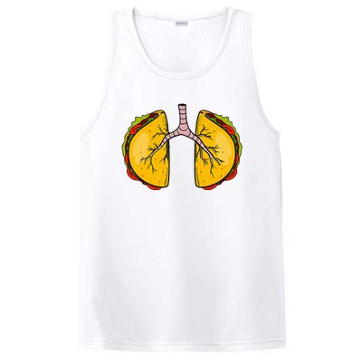 Taco Lungs Mexican Nurse Cinco De Mayo Nursing Fiesta PosiCharge Competitor Tank