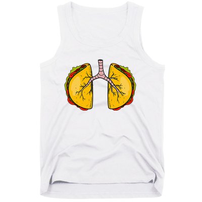 Taco Lungs Mexican Nurse Cinco De Mayo Nursing Fiesta Tank Top