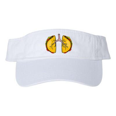 Taco Lungs Mexican Nurse Cinco De Mayo Nursing Fiesta Valucap Bio-Washed Visor