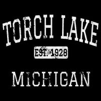 Torch Lake Michigan Antrim County MI Vintage Bucket Hat