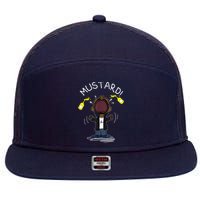 Trendy Lamar Mustard Funny 7 Panel Mesh Trucker Snapback Hat