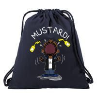 Trendy Lamar Mustard Funny Drawstring Bag
