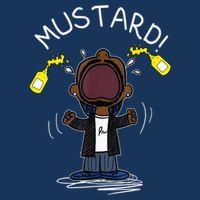 Trendy Lamar Mustard Funny Drawstring Bag