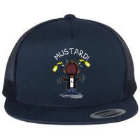 Trendy Lamar Mustard Funny Flat Bill Trucker Hat