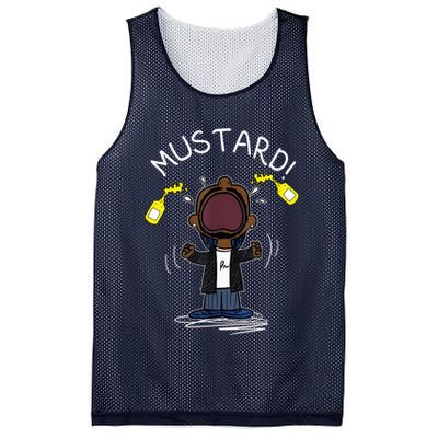 Trendy Lamar Mustard Funny Mesh Reversible Basketball Jersey Tank