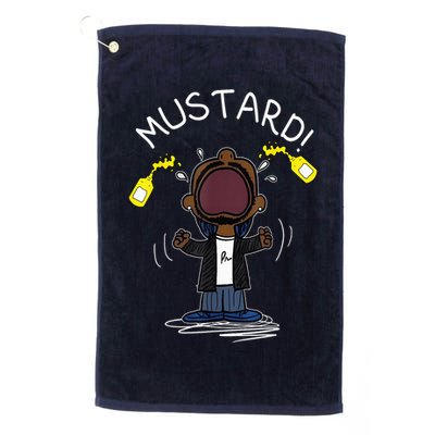 Trendy Lamar Mustard Funny Golf Towel
