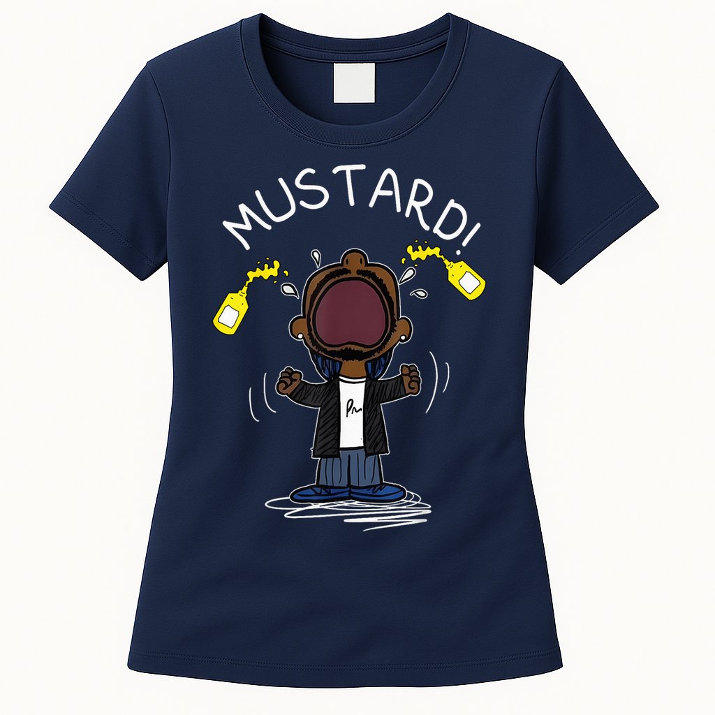 Trendy Lamar Mustard Funny Womens T-Shirt