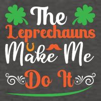 The Leprechauns Make Me Do It Vector Backpack