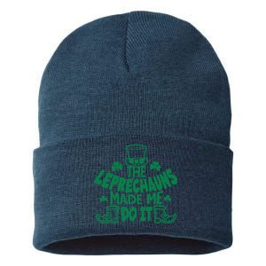 The Leprechauns Made Me Do It Sustainable Knit Beanie