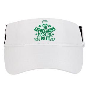 The Leprechauns Made Me Do It Adult Drive Performance Visor