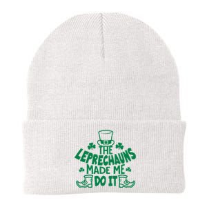 The Leprechauns Made Me Do It Knit Cap Winter Beanie