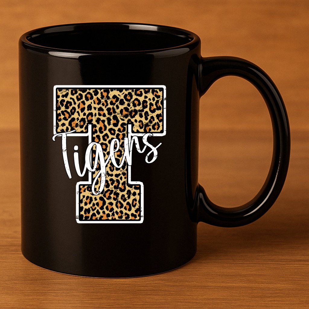 Tigers Leopard Mascot 11oz C Handle Ceramic Mug