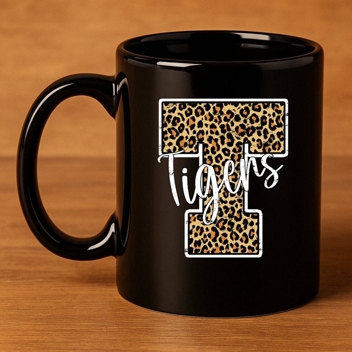 Tigers Leopard Mascot 11oz C Handle Ceramic Mug