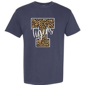 Tigers Leopard Mascot Garment-Dyed Heavyweight T-Shirt