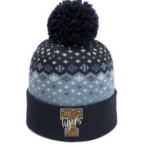 Tigers Leopard Mascot The Baniff Cuffed Pom Beanie