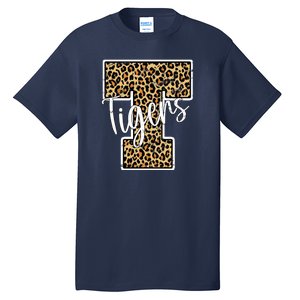 Tigers Leopard Mascot Tall T-Shirt