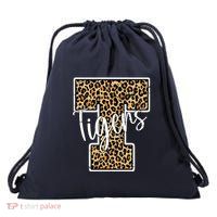 Tigers Leopard Mascot Drawstring Bag