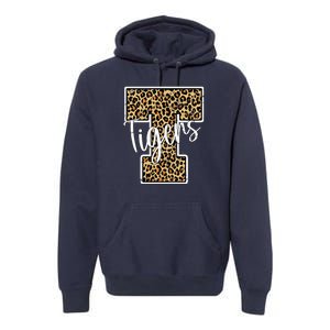 Tigers Leopard Mascot Premium Hoodie