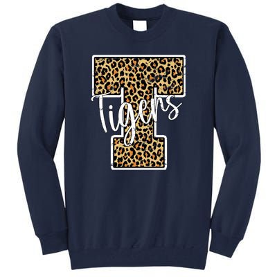 Tigers Leopard Mascot Tall Sweatshirt