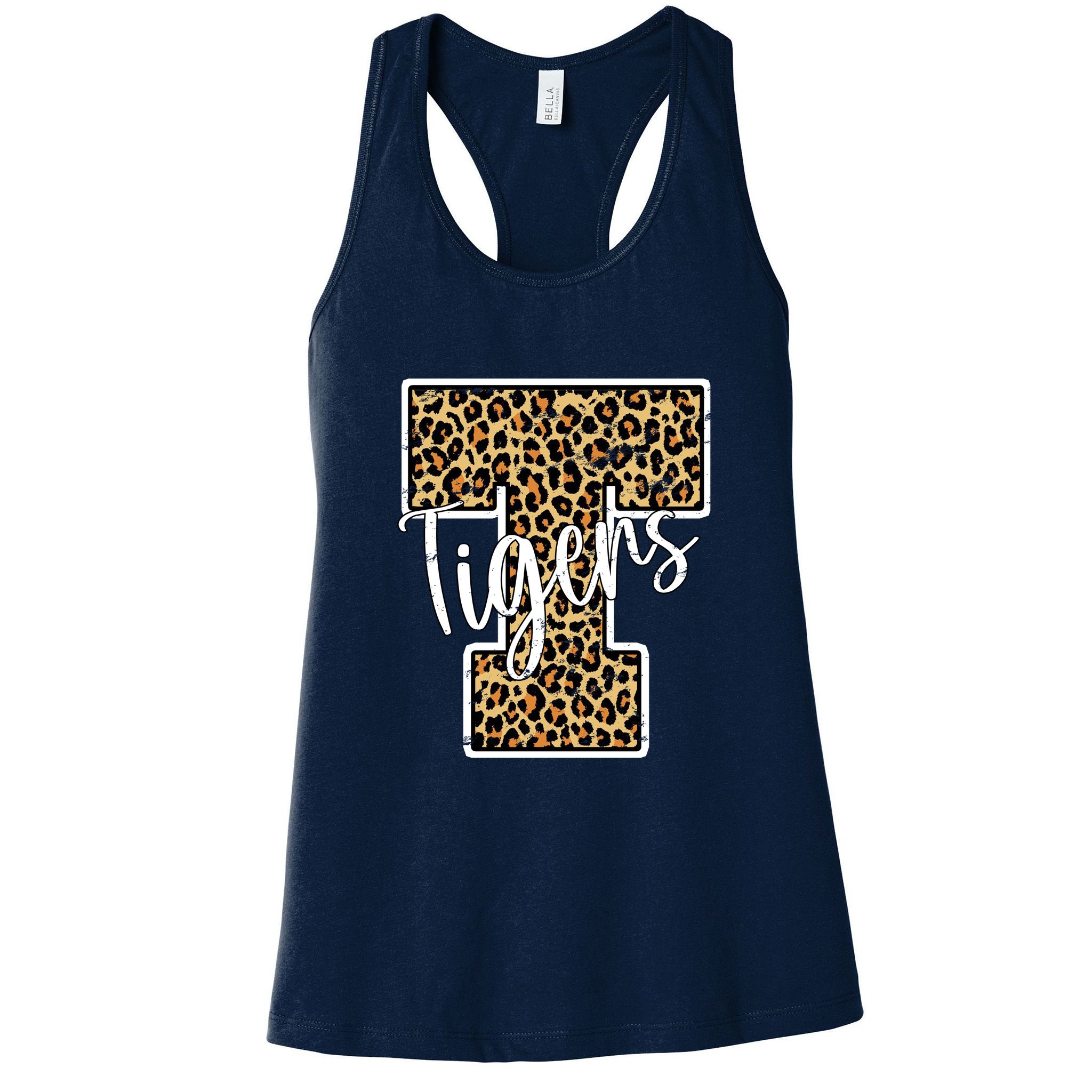 Tigers Leopard Mascot Womens Tank Top
