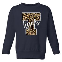 Tigers Leopard Mascot Toddler Sweatshirt