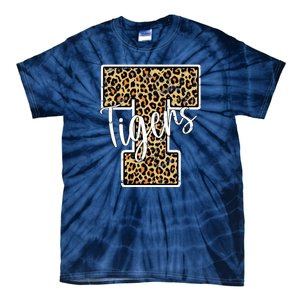 Tigers Leopard Mascot Tie-Dye T-Shirt