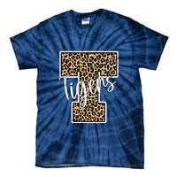 Tigers Leopard Mascot Tie-Dye T-Shirt