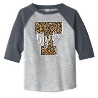 Tigers Leopard Mascot Toddler Fine Jersey T-Shirt