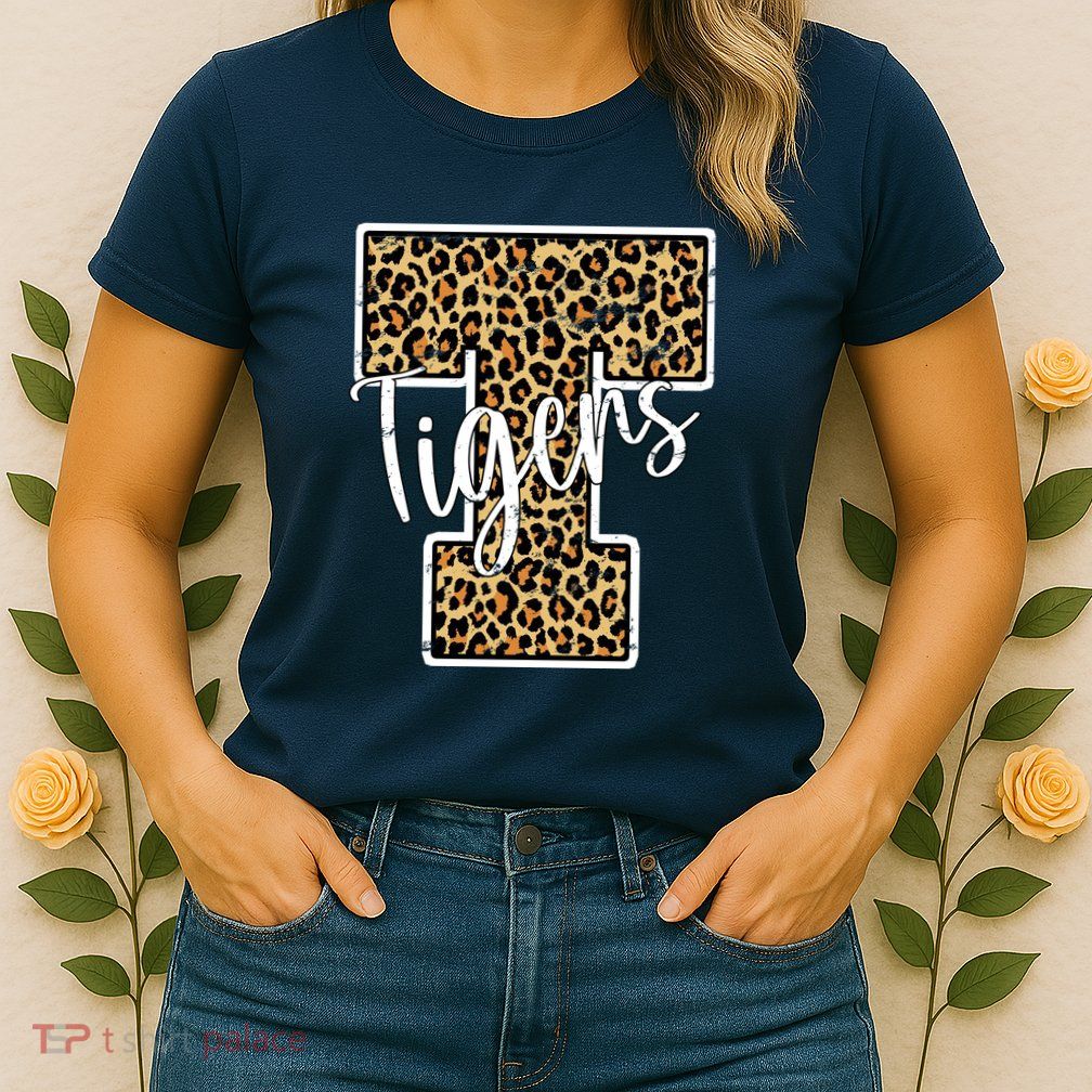 Tigers Leopard Mascot Womens T-Shirt