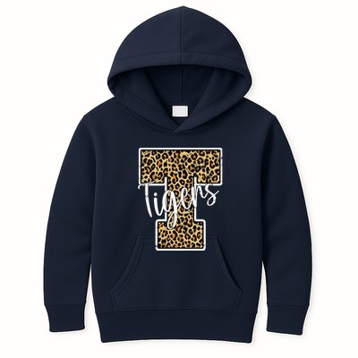 Tigers Leopard Mascot Kids Hoodie