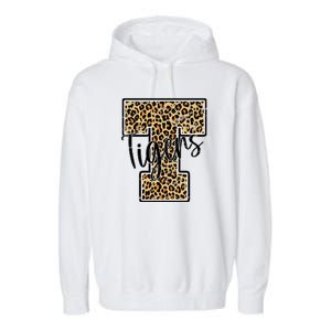 Tigers Leopard Mascot Garment-Dyed Fleece Hoodie