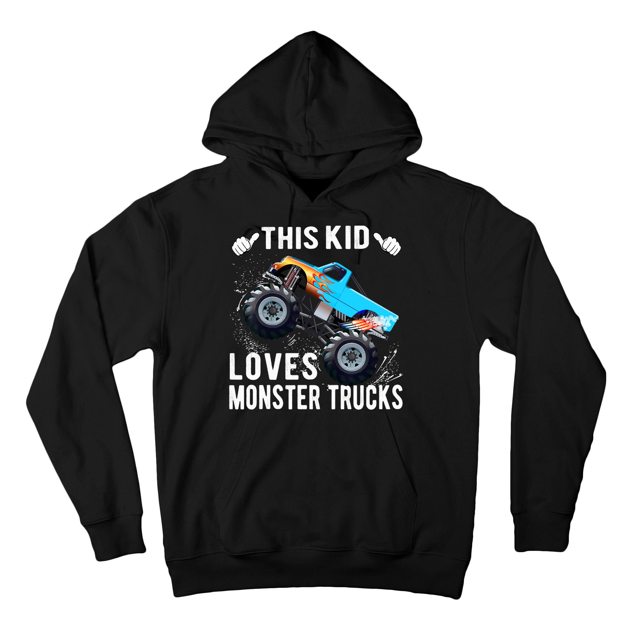 This Loves Monster Trucks Boys And Girls Gift Tall Hoodie