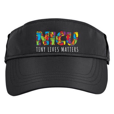Tiny Lives Matters My Nicu Hero Prematurity Awareness Great Gift Adult Drive Performance Visor
