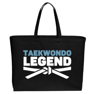 Taekwondo Legend Mixed Martial Arts Gift Cotton Canvas Jumbo Tote