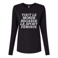 Tout Le Monde Regarde Le Sport Feminin Women’S Sports Womens Cotton Relaxed Long Sleeve T-Shirt