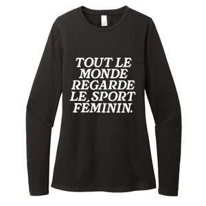 Tout Le Monde Regarde Le Sport Feminin Women’S Sports Womens CVC Long Sleeve Shirt