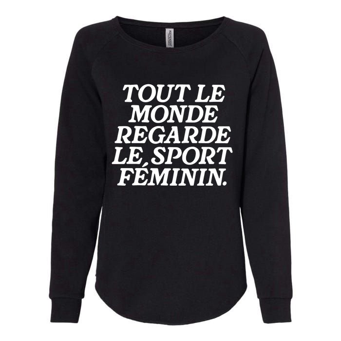 Tout Le Monde Regarde Le Sport Feminin Women’S Sports Womens California Wash Sweatshirt