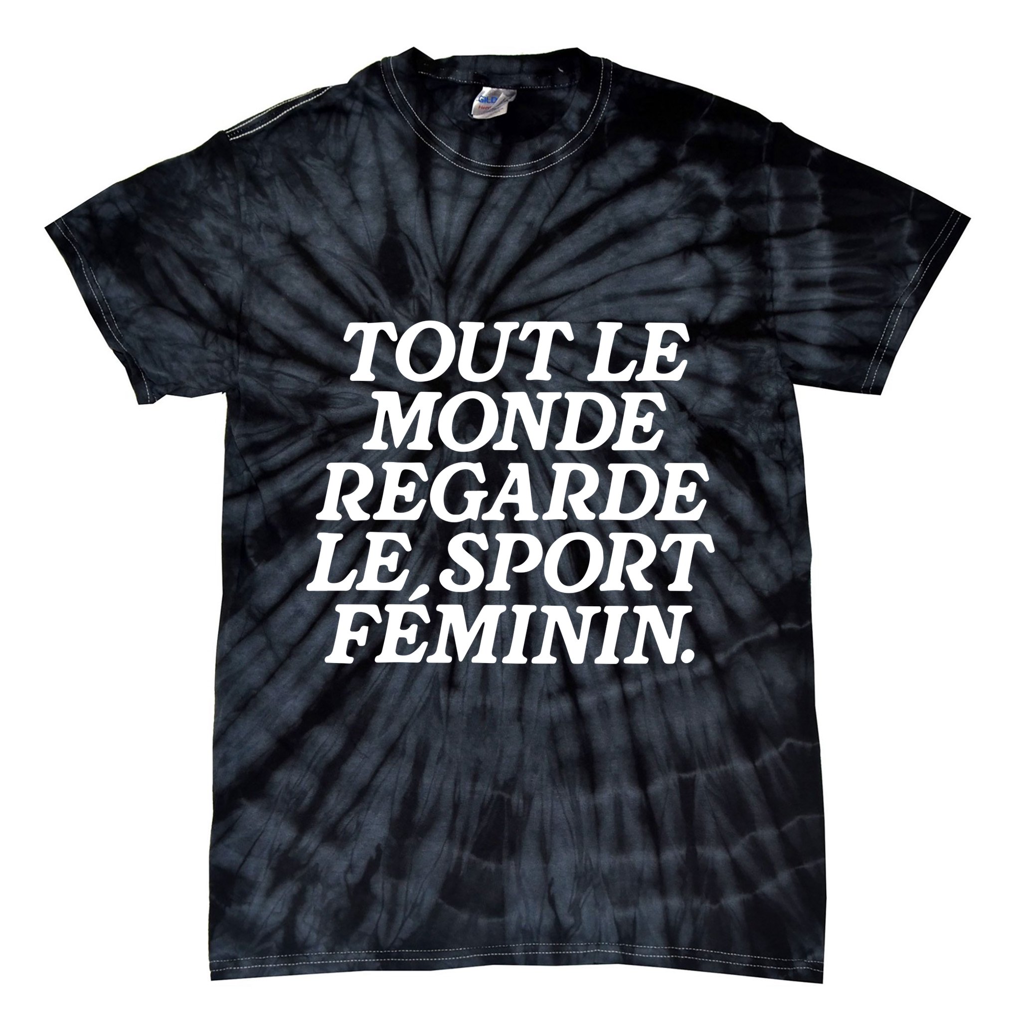 Tout Le Monde Regarde Le Sport Feminin Women’S Sports Tie-Dye T-Shirt