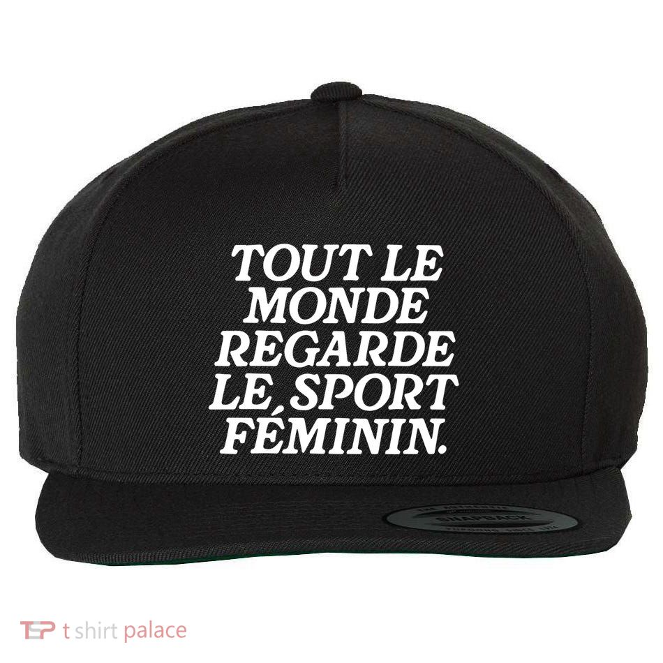 Tout Le Monde Regarde Le Sport Feminin Women’S Sports Wool Snapback Cap