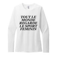 Tout Le Monde Regarde Le Sport Feminin Womens CVC Long Sleeve Shirt