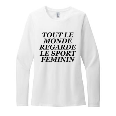 Tout Le Monde Regarde Le Sport Feminin Womens CVC Long Sleeve Shirt