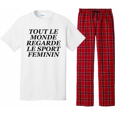 Tout Le Monde Regarde Le Sport Feminin Pajama Set