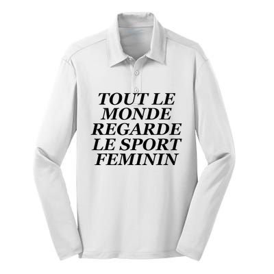 Tout Le Monde Regarde Le Sport Feminin Silk Touch Performance Long Sleeve Polo